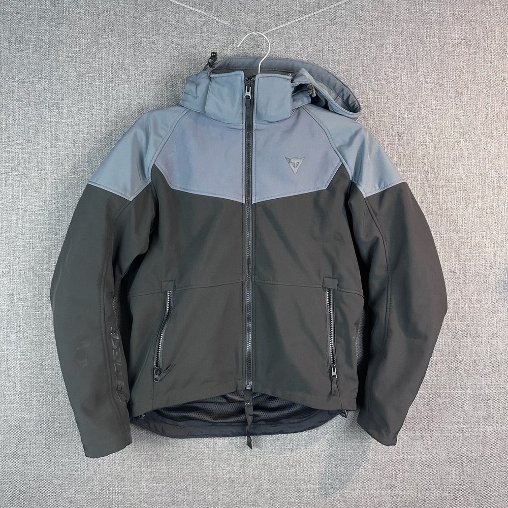 Dainese Motorcycle Riding Jacket Waterproof Hooded Men's‎ Grey Black